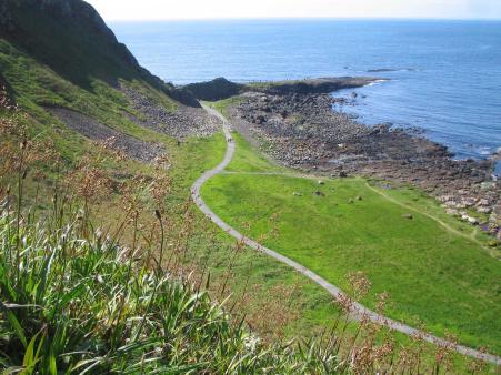 Wanderweg zum Giant's Causeway