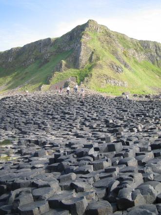 Basaltformationen am Giant's Causeway